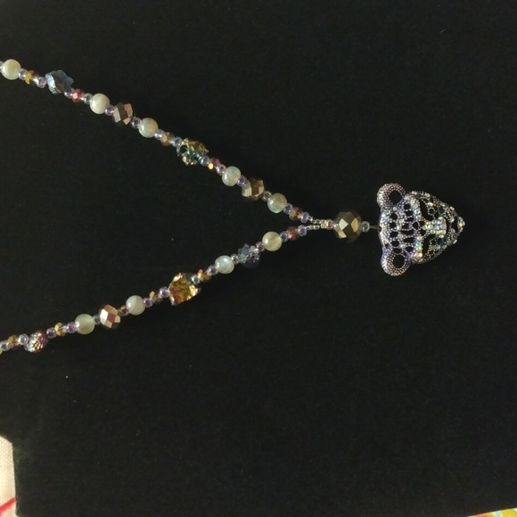 💖(2 for $20)Handmade beaded natural stone necklace - Picture 3 of 6